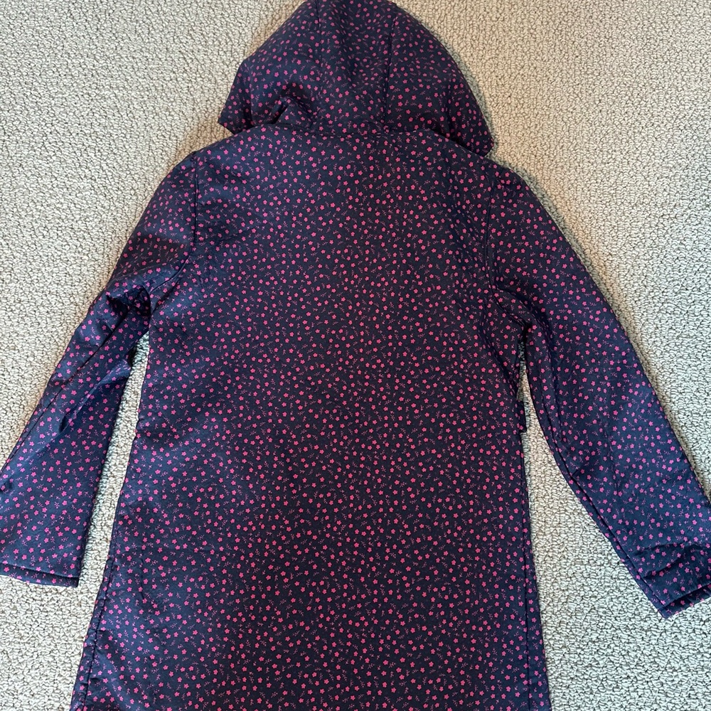 Waterproof & Warm Navy and Pink Flower Size 10/12 by Pink Platinum - Picture 7 of 10